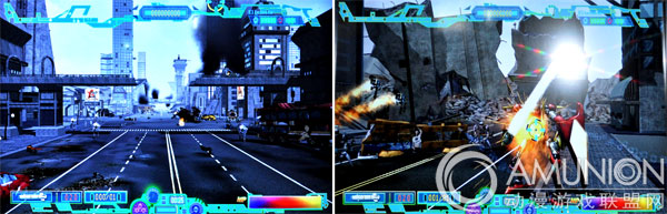 铁甲战士枪击游戏机游戏画面