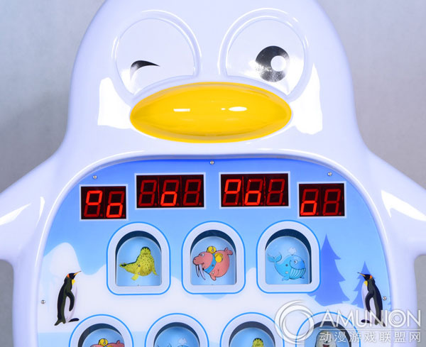 拯救企鹅游戏机记分显示屏