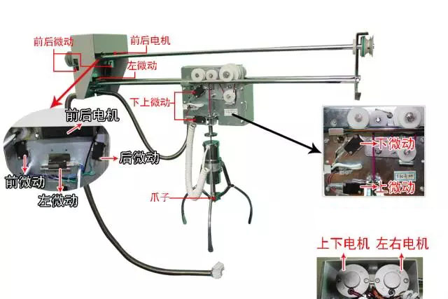 娃娃机天车主体结构图解3